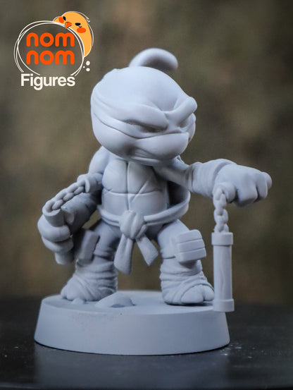 Teenage Turtle Warriors | Resin Garage Kit Figure Show Fan Art | Nomnom Figures