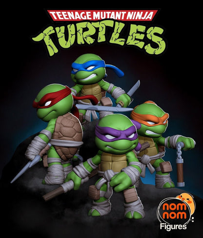 Teenage Turtle Warriors | Resin Garage Kit Figure Show Fan Art | Nomnom Figures