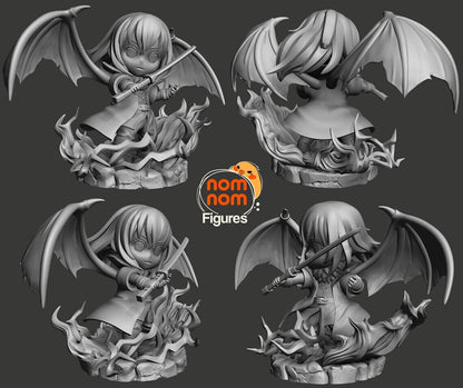 Chibi Reincarnated Demon Slime | Resin Garage Kit Figure Anime Fan Art | Nomnom Figures