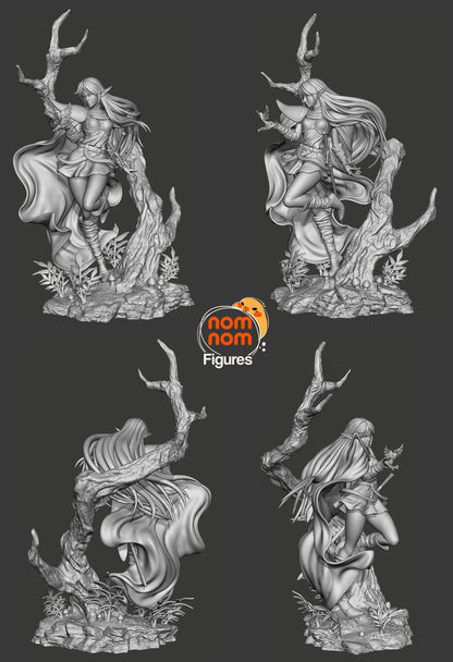 Young High Elf | Resin Garage Kit Figure Anime Fan Art | Nomnom Figures