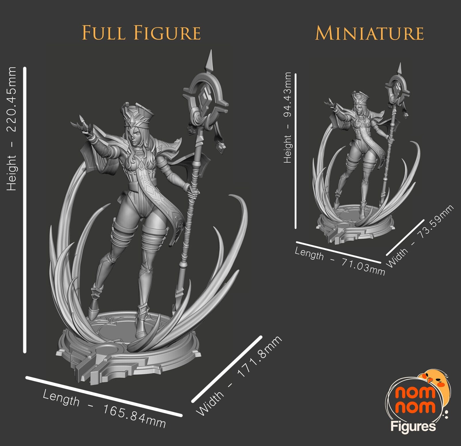 Scarlet Inquisitor | Resin Garage Kit Figure Video Game Fan Art | Nomnom Figures