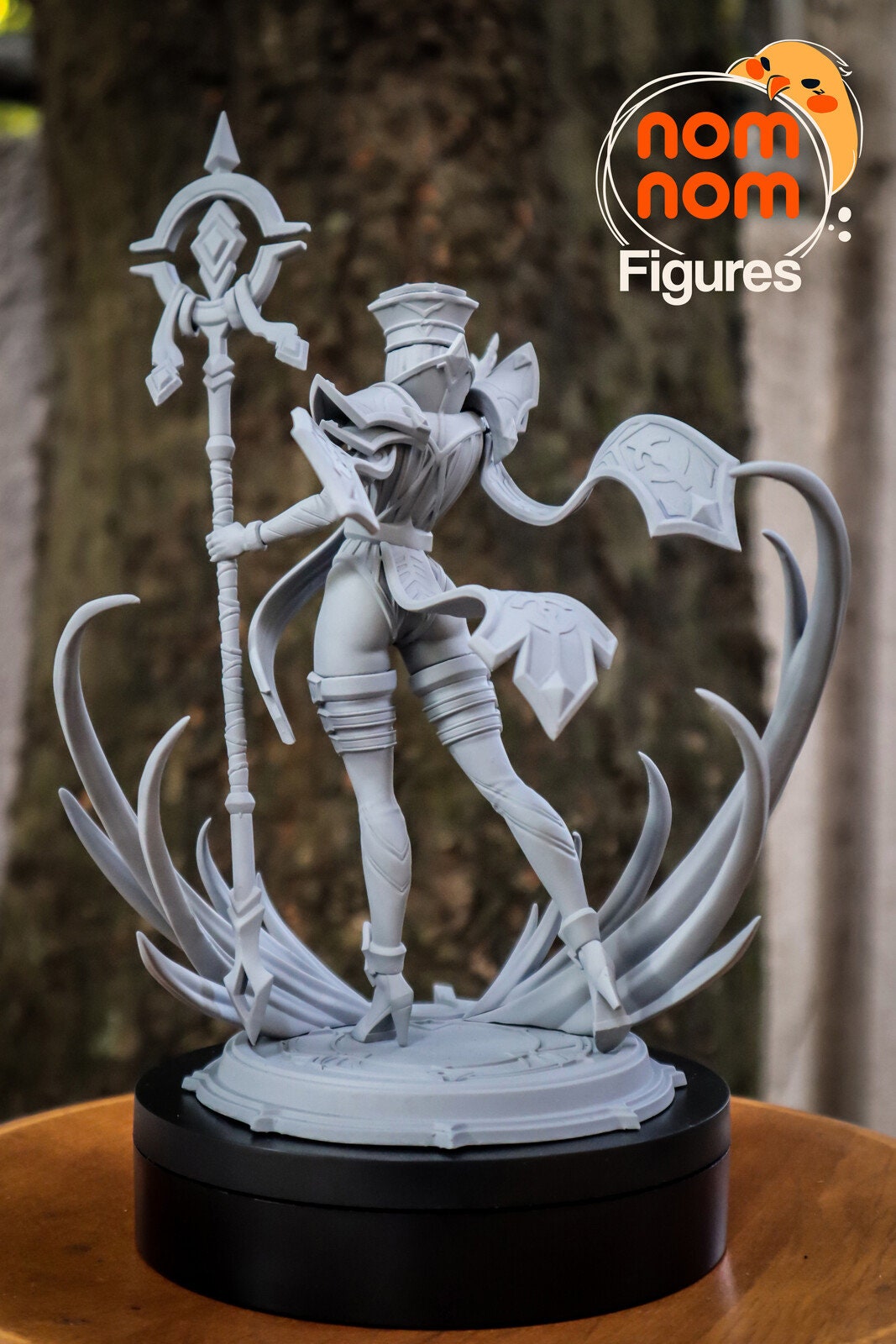 Scarlet Inquisitor | Resin Garage Kit Figure Video Game Fan Art | Nomnom Figures