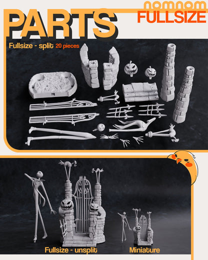 Pumpkin King | Resin Garage Kit Figure Movie Fan Art | Nomnom Figures