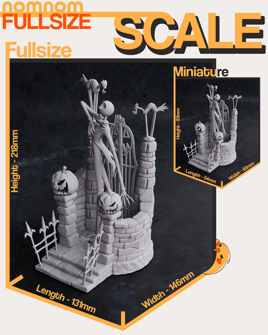 Pumpkin King | Resin Garage Kit Figure Movie Fan Art | Nomnom Figures