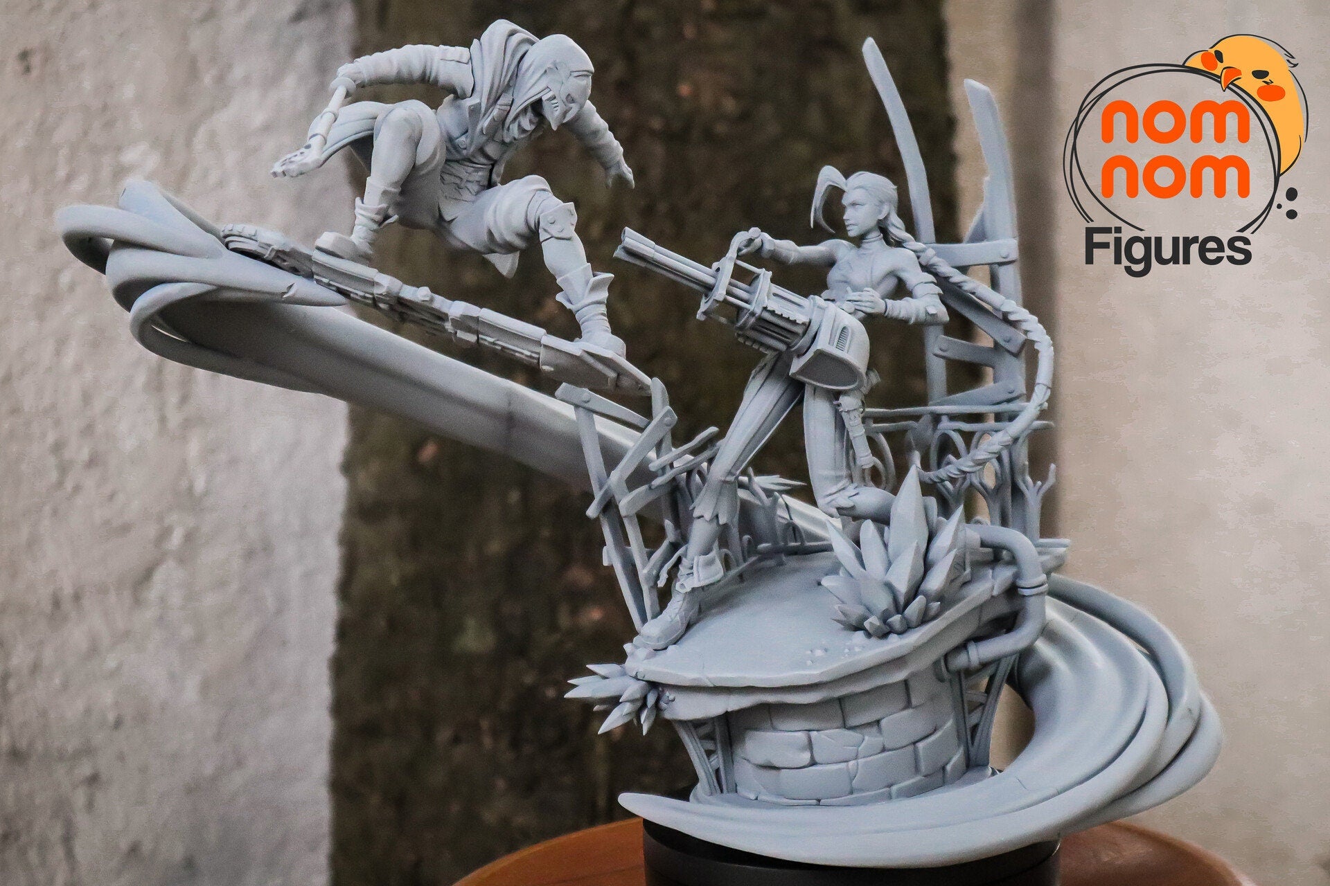 Loose Cannon | Resin Garage Kit Figure Show Video Game Fan Art | Nomnom Figures
