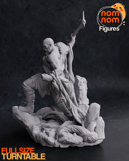 War God | Resin Garage Kit Figure Video Game Fan Art | Nomnom Figures