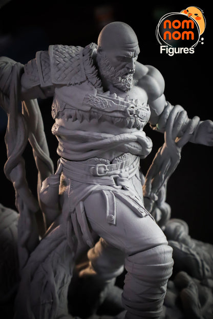 War God | Resin Garage Kit Figure Video Game Fan Art | Nomnom Figures