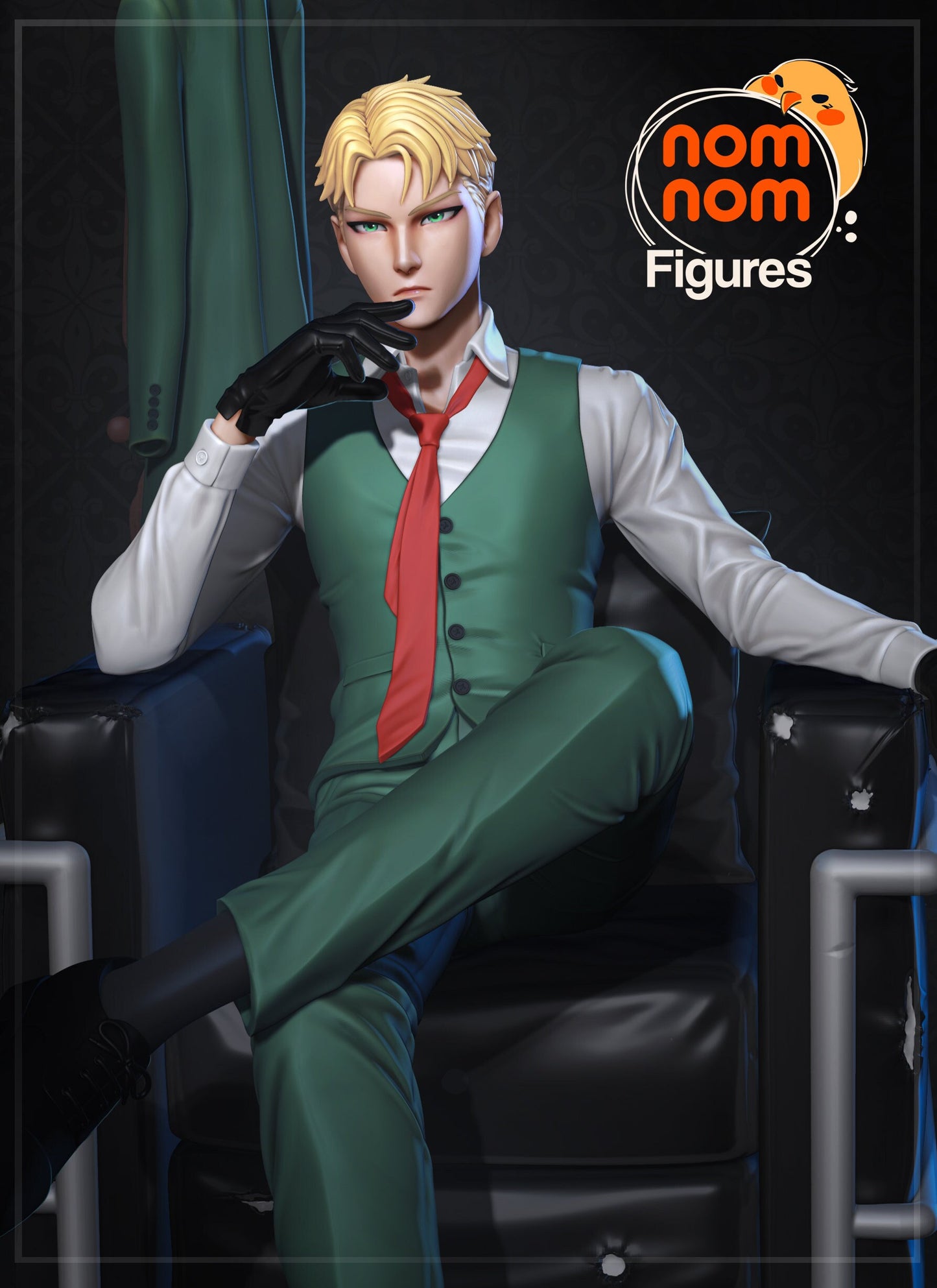 Suave Spy Family Man | Resin Garage Kit Figure Anime Fan Art | Nomnom Figures