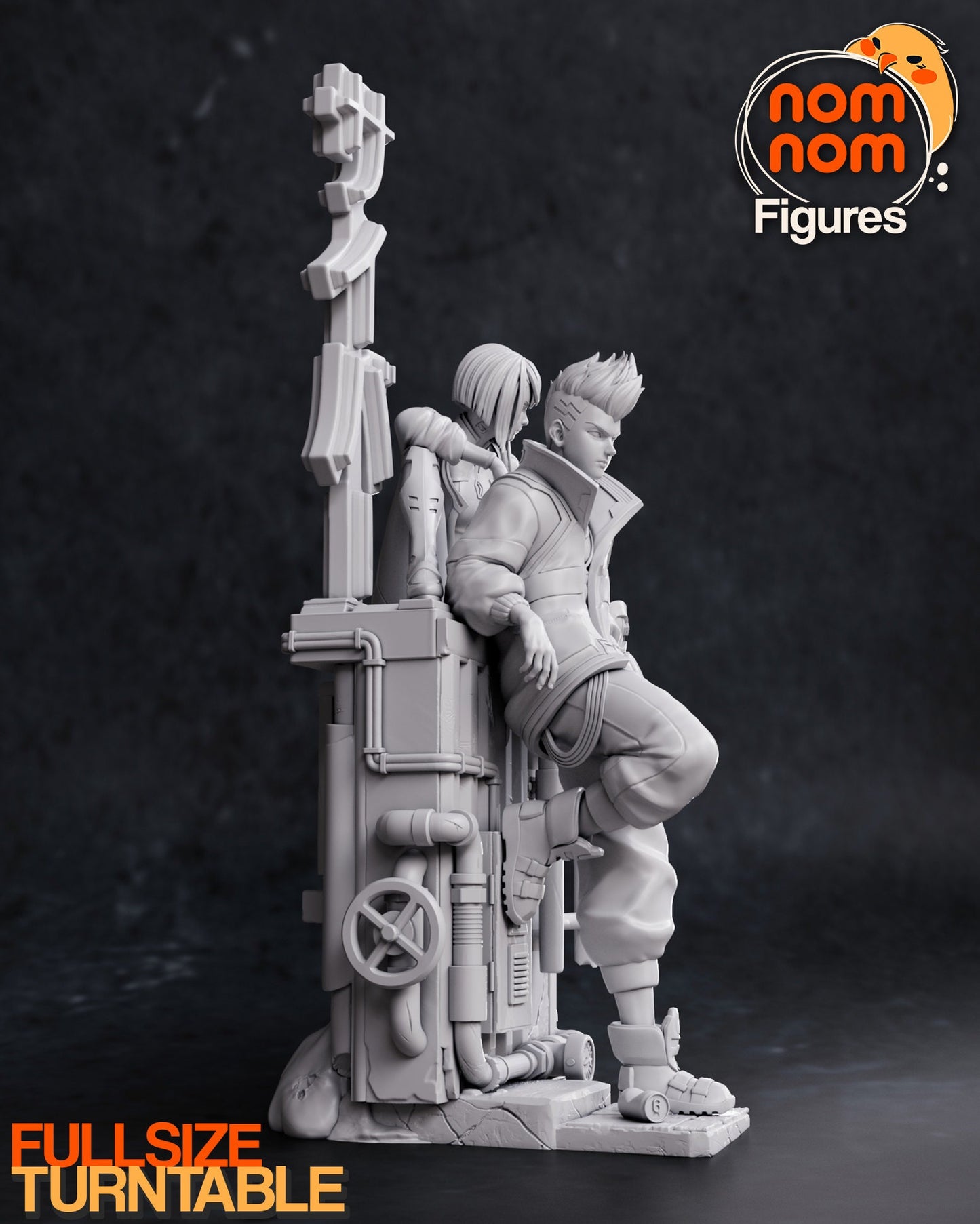 Moon-Crossed Lovers | Resin Garage Kit Figure Anime Fan Art | Nomnom Figures