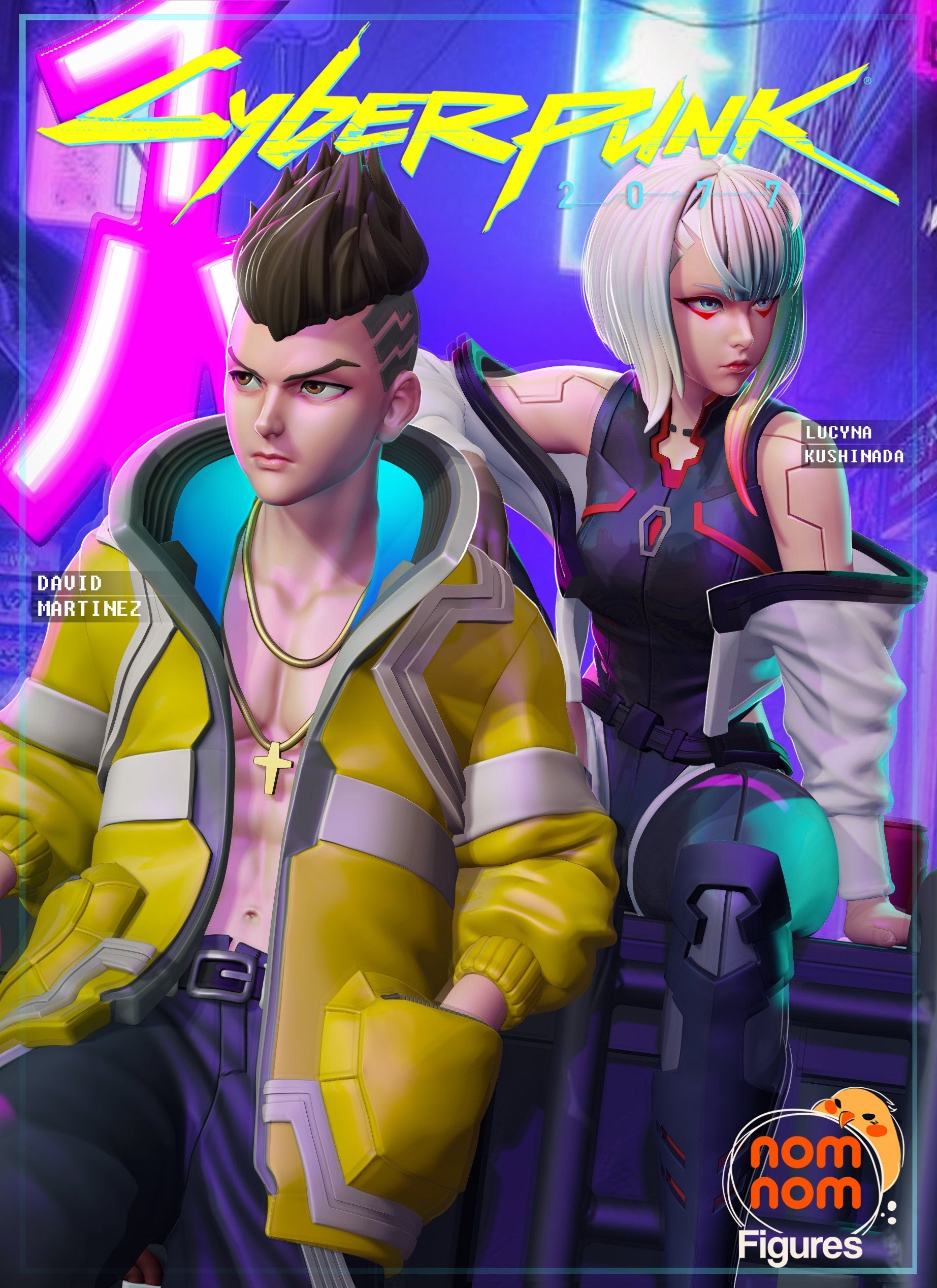 Moon-Crossed Lovers | Resin Garage Kit Figure Anime Fan Art | Nomnom Figures