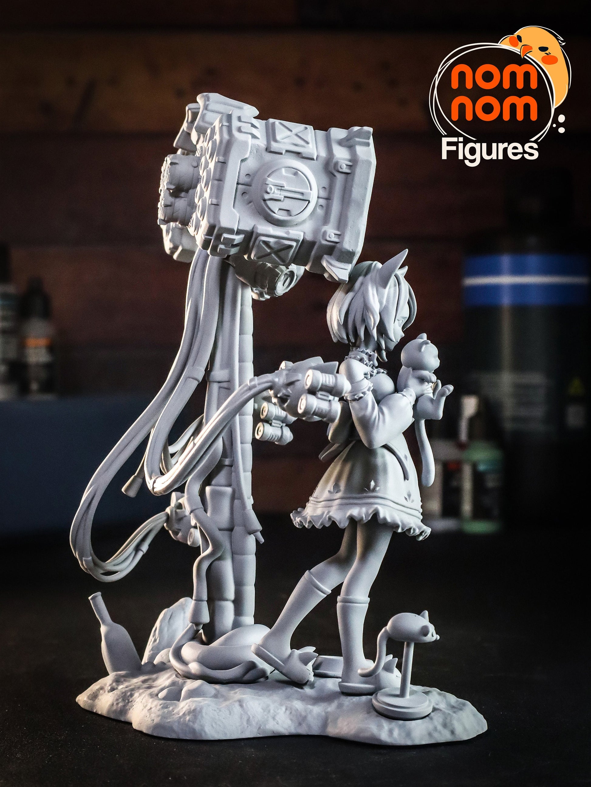 Luna x Tofu | Resin Garage Kit Figure Original Character | Nomnom Figures