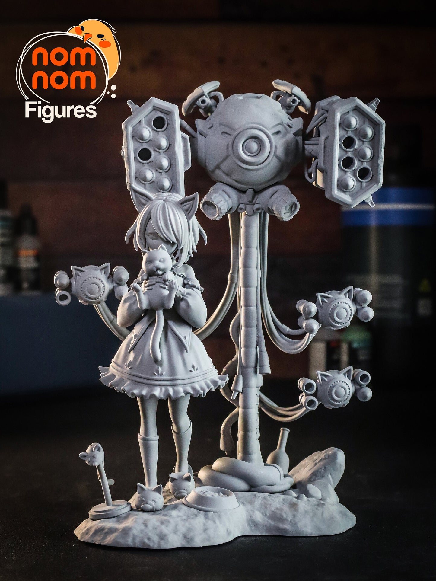 Luna x Tofu | Resin Garage Kit Figure Original Character | Nomnom Figures