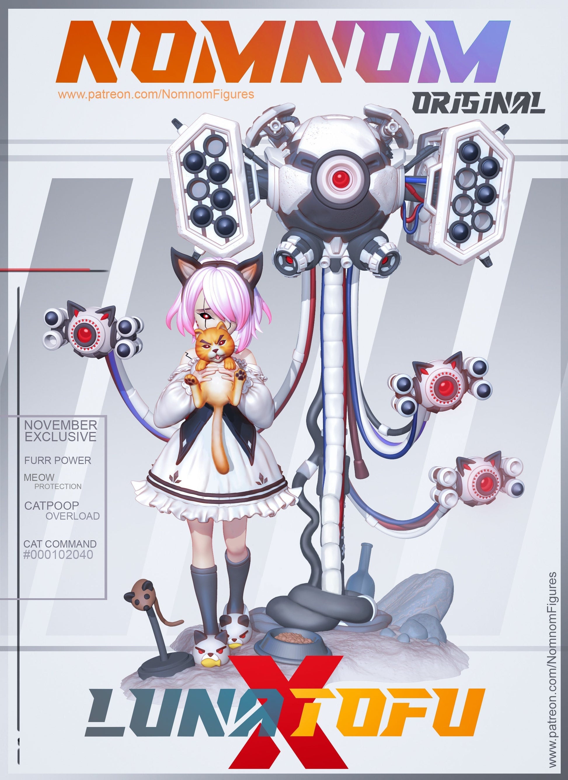 Luna x Tofu | Resin Garage Kit Figure Original Character | Nomnom Figures