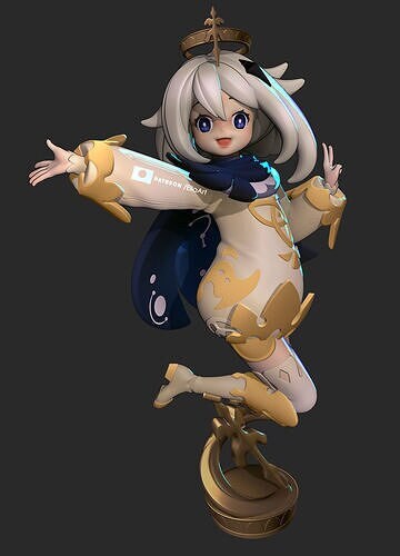 Paimon | Resin Garage Kit Figure Video Game Fan Art | Nomnom Figures