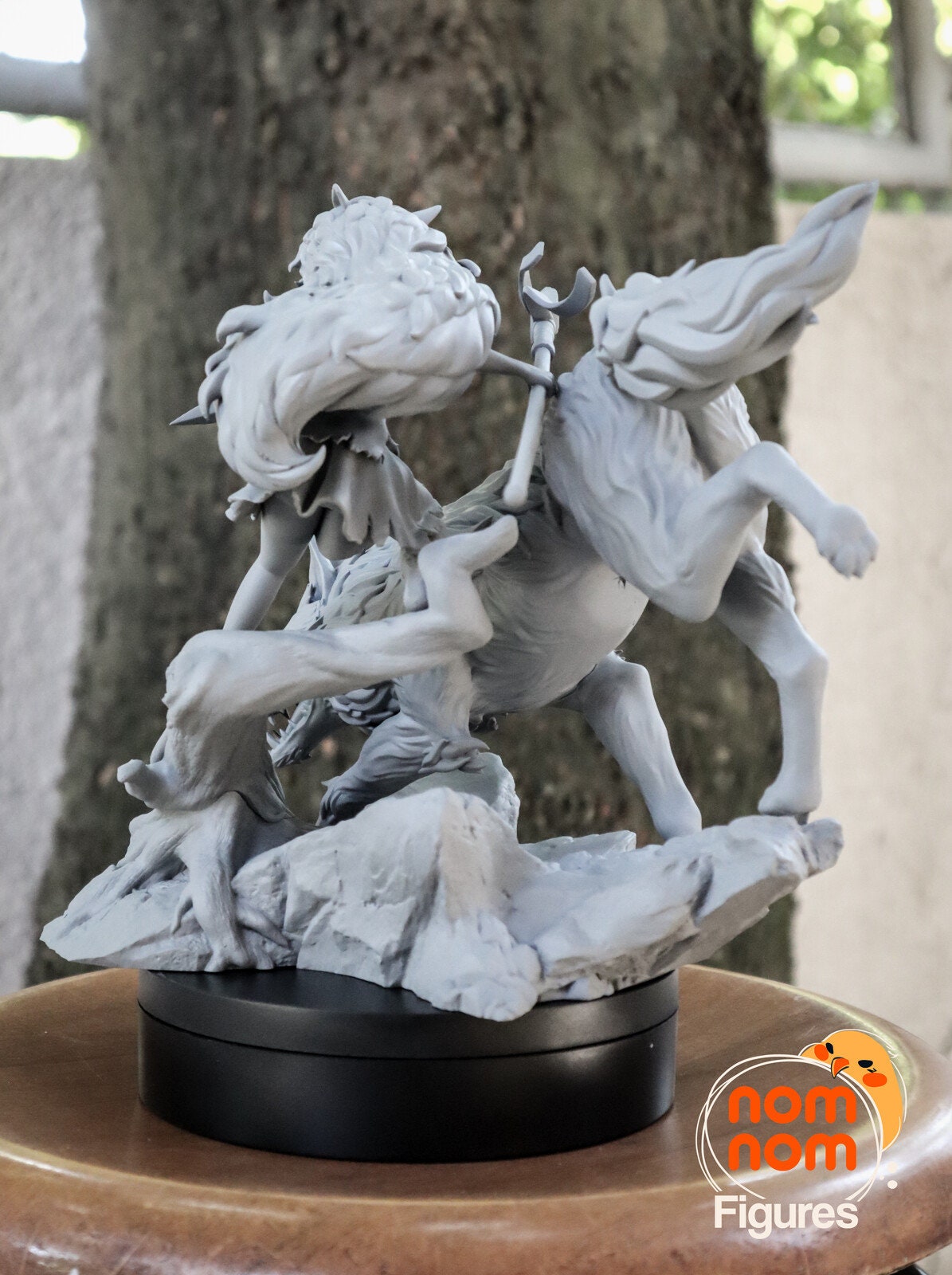 Wolf-Raised Princess | Resin Garage Kit Figure Anime Fan Art | Nomnom Figures