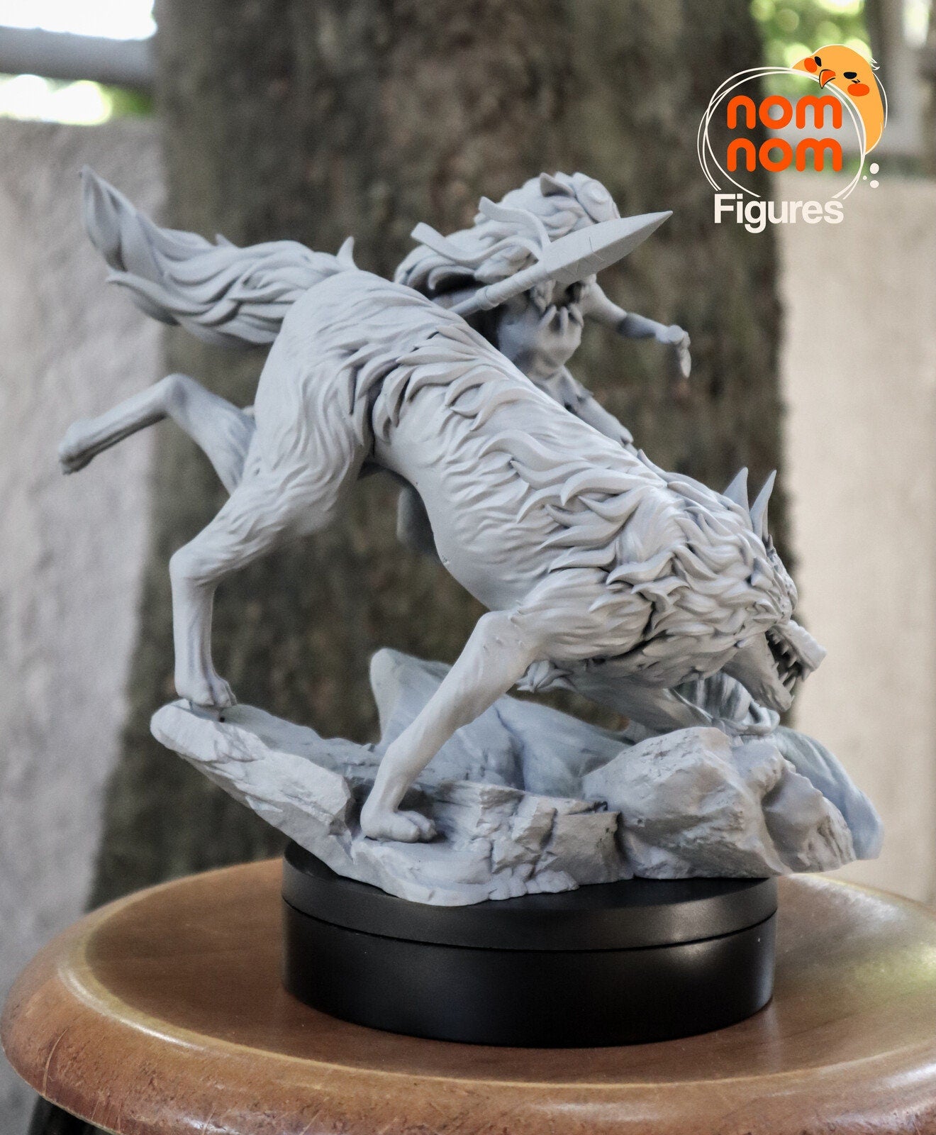 Wolf-Raised Princess | Resin Garage Kit Figure Anime Fan Art | Nomnom Figures
