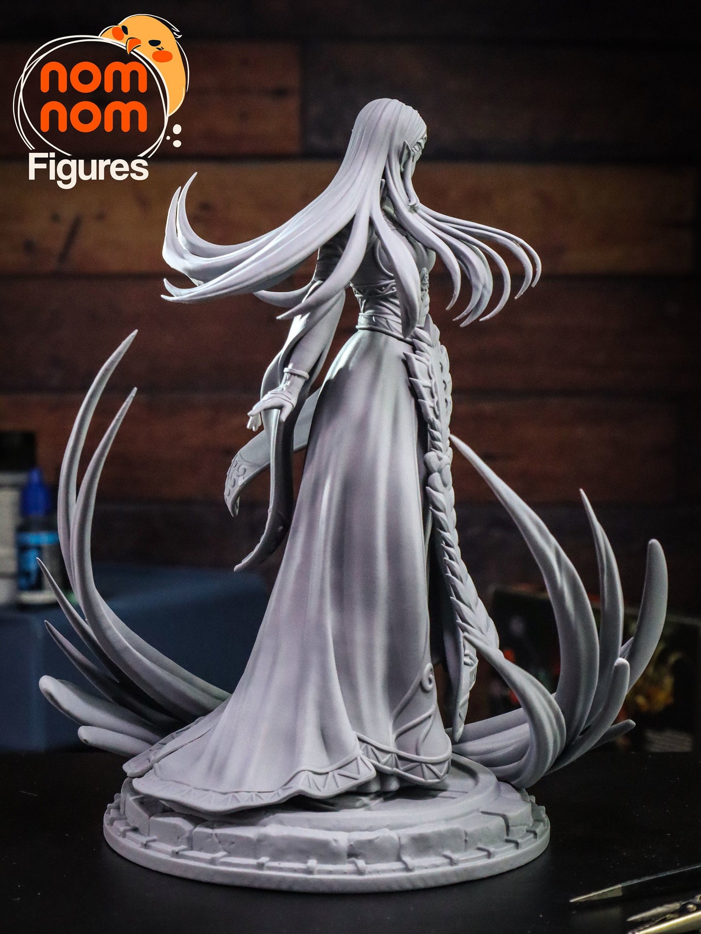 Powerful Princess | Resin Garage Kit Figure Video Game Fan Art | Nomnom Figures
