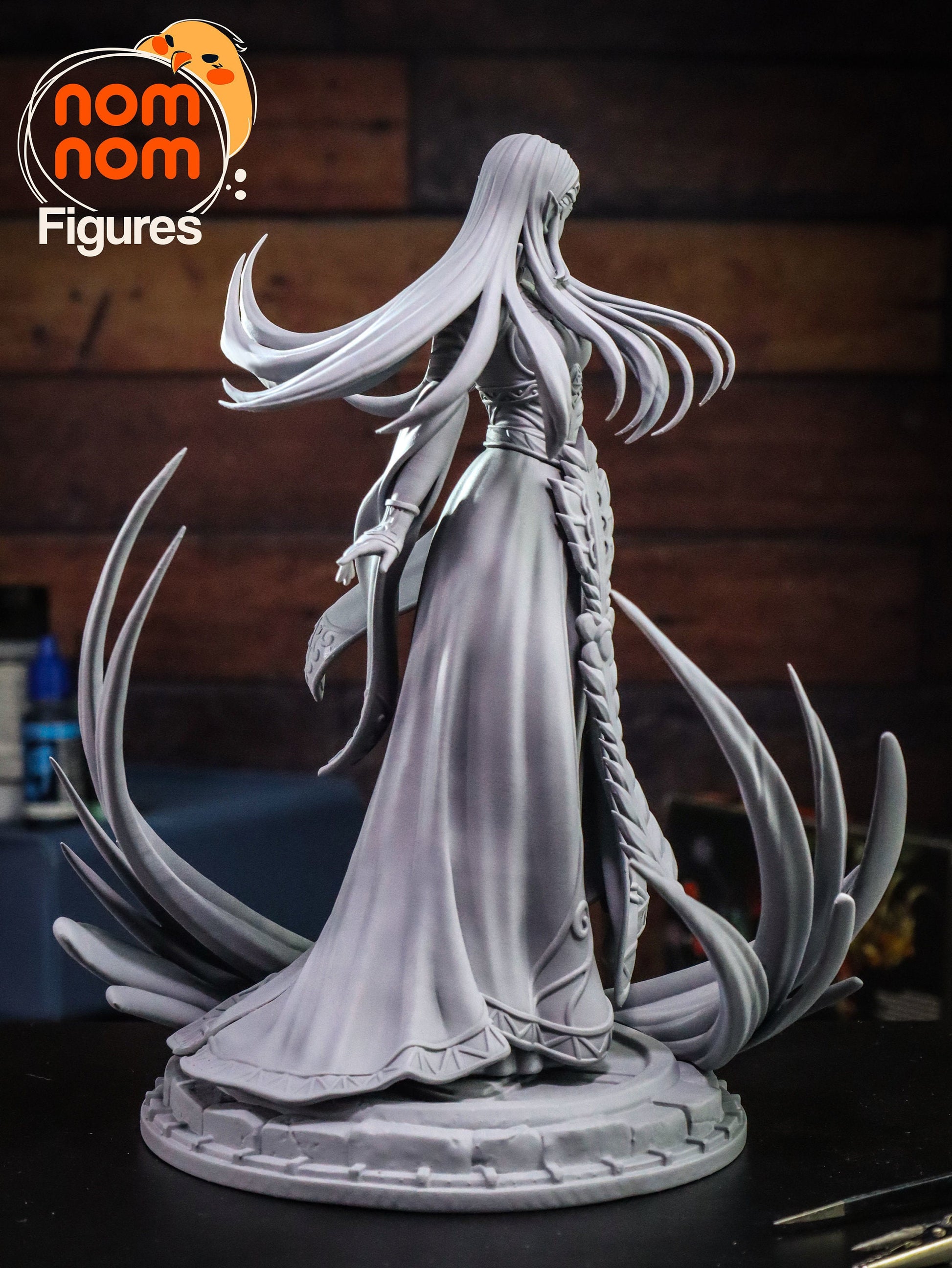 Powerful Princess | Resin Garage Kit Figure Video Game Fan Art | Nomnom Figures