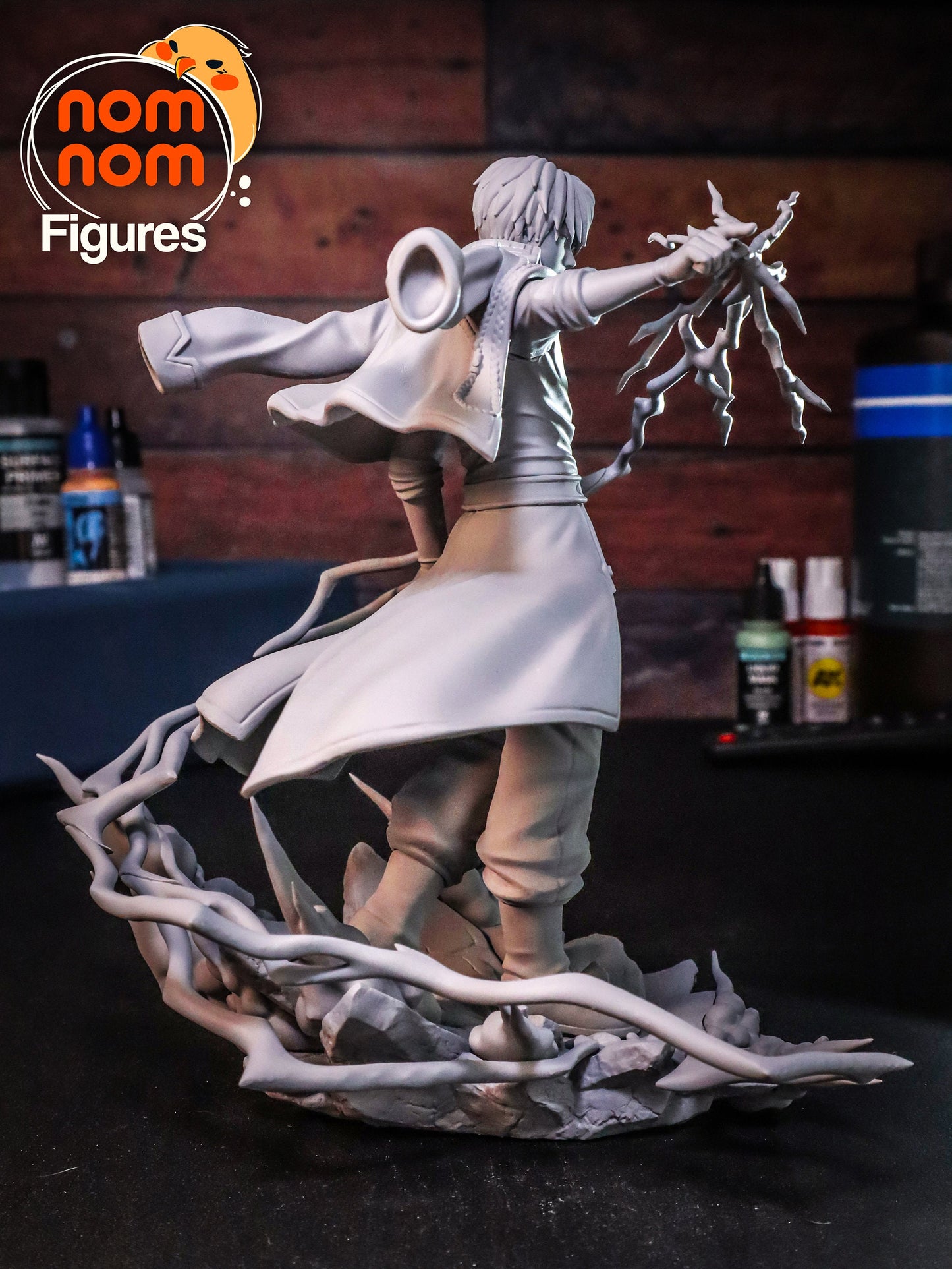 Fiery Colonel | Resin Garage Kit Figure Anime Manga Fan Art | Nomnom Figures