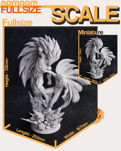 One Punch Fight | Resin Garage Kit Figure Anime Manga Fan Art | Nomnom Figures