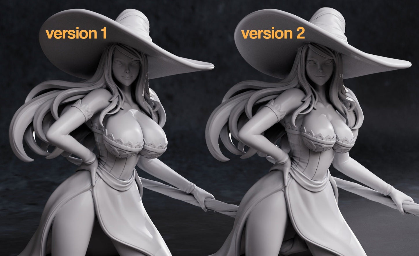 Witchy Hero | Resin Garage Kit Figure Video Game Fan Art | Nomnom Figures