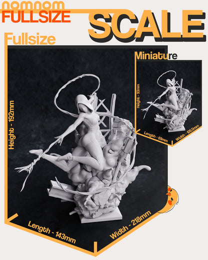 White Spider | Resin Garage Kit Figure Movie Comic Fan Art | Nomnom Figures