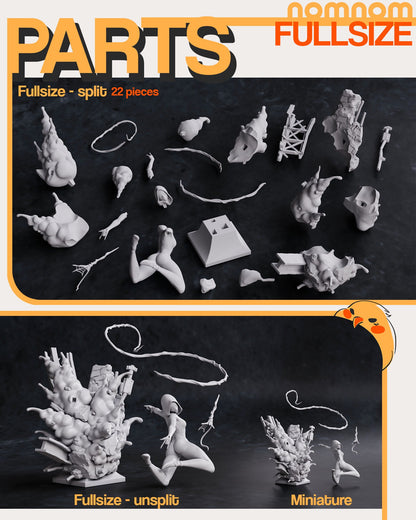 White Spider | Resin Garage Kit Figure Movie Comic Fan Art | Nomnom Figures