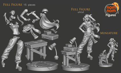Master Mechanic | Resin Garage Kit Figure Anime Fan Art | Nomnom Figures