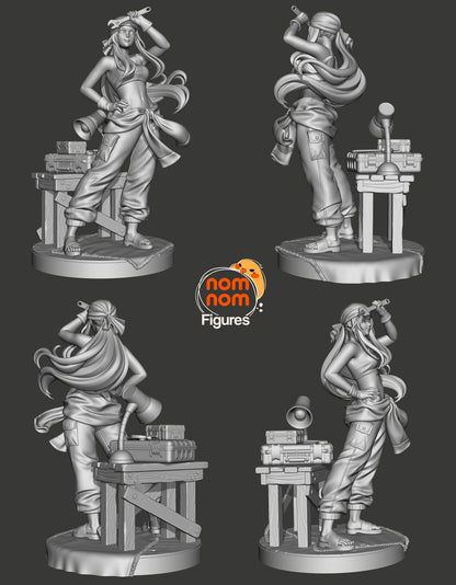 Master Mechanic | Resin Garage Kit Figure Anime Fan Art | Nomnom Figures