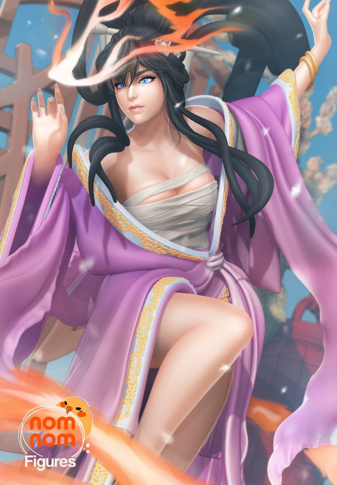 Winter Plum | Resin Garage Kit Figure Original Character | Nomnom Figures