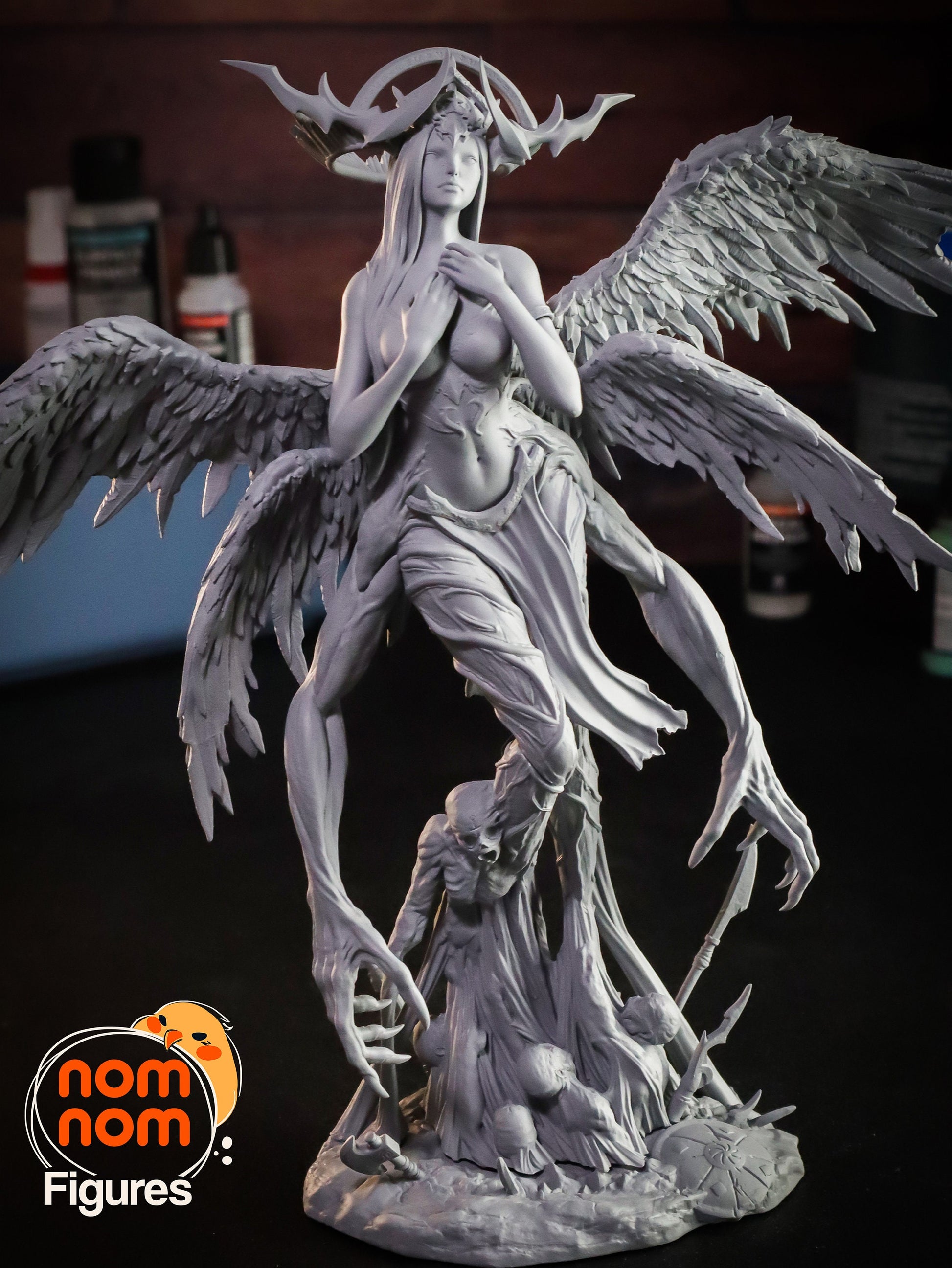 Zhazel | Resin Garage Kit Figure Original Character | Nomnom Figures