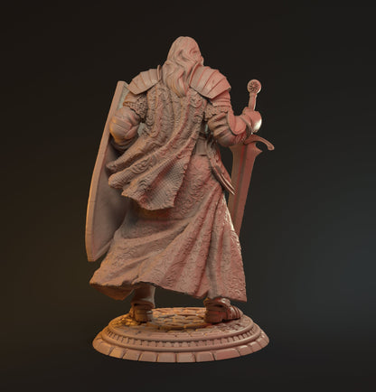 Lancelot, Human Knight Paladin | D&D TTRPG Miniature | Hardwitch Games