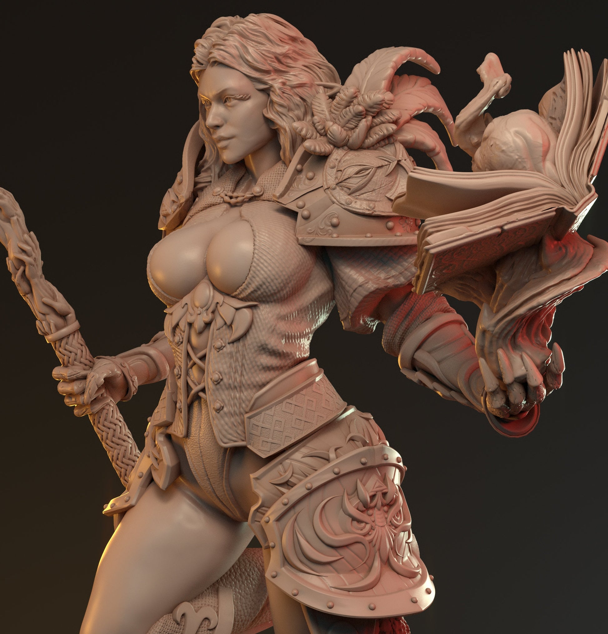 Mortsana, Human Wizard | D&D TTRPG Miniature | Hardwitch Games