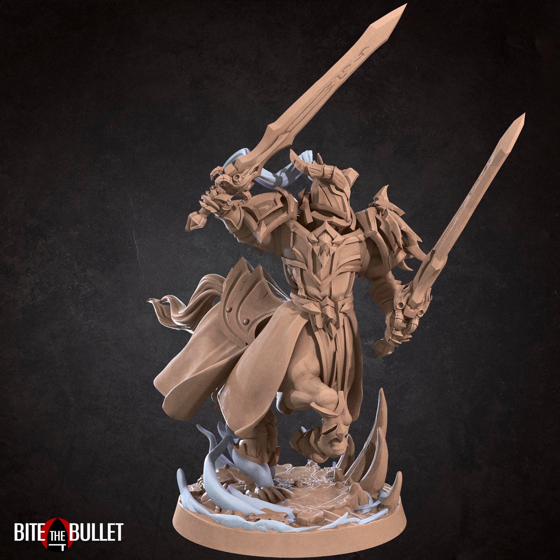 Centaur Knight | TABLETOP SCALE | D&D TTRPG Miniature | Bite the Bullet | Unpainted, Unplated Resin 8k