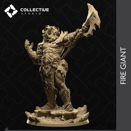 Fire Giant | Tabletop Gaming Mini or Display Figure | Collective Studio