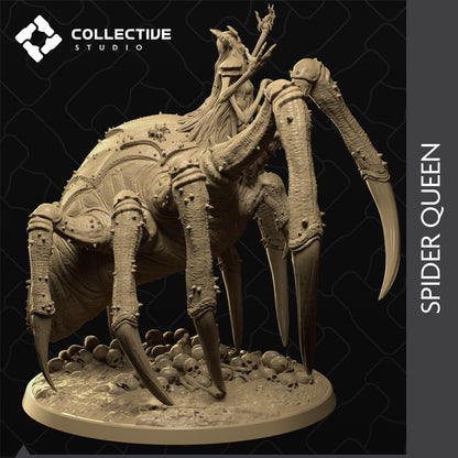 Spider Queen Monster, Underdark Goddess | Tabletop Gaming Mini or Display Figure | Collective Studio