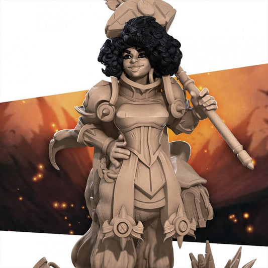 Centaur Alpaca Paladin | TABLETOP SCALE | D&D TTRPG Miniature | Bite the Bullet | Unpainted, Unplated Resin 8k