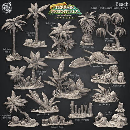 Beach Terrain Essentials | D&D Scatter Miniature | Terrain Essentials