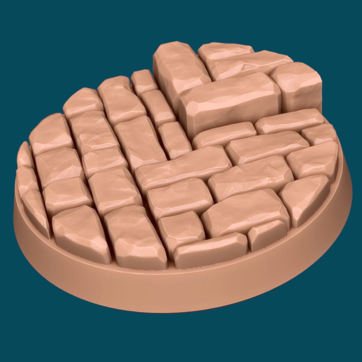 Streets and Pavements Bases | TTRPG Miniature Sculpted Base | Awkward Penguin's Minis