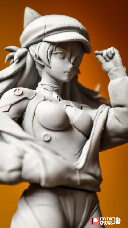 Fiery Mech Pilot | Resin Garage Kit Figure Anime Fan Art | Nomnom Figures