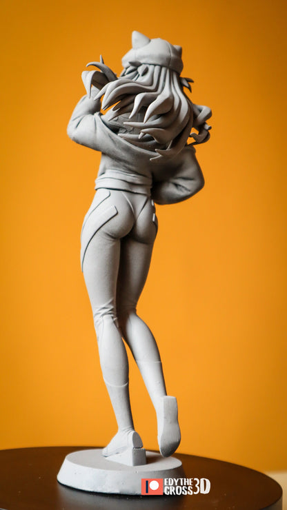 Fiery Mech Pilot | Resin Garage Kit Figure Anime Fan Art | Nomnom Figures