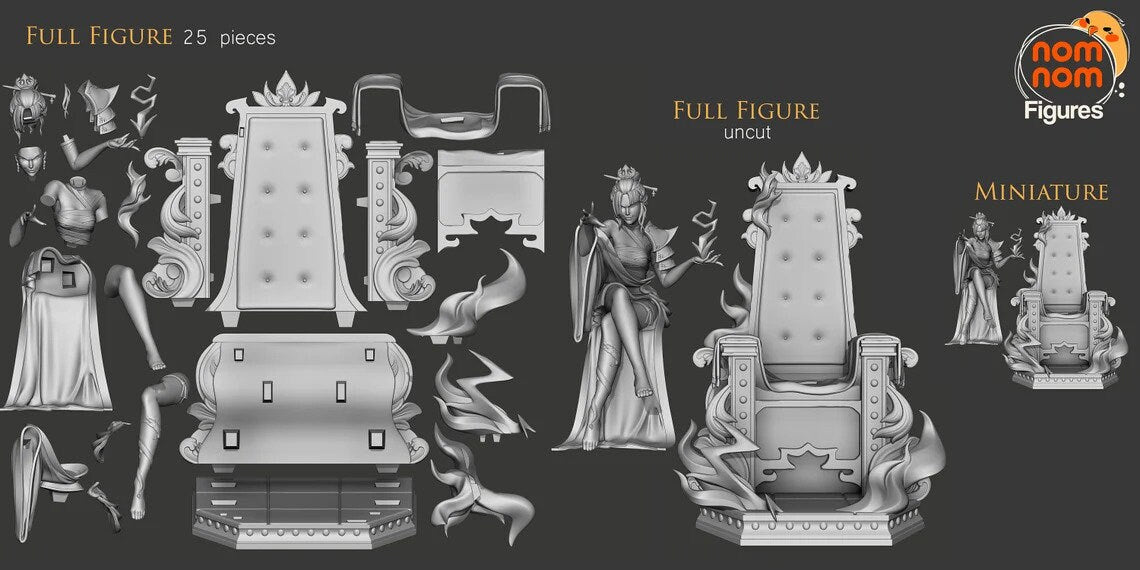 Lightning Wielder | Resin Garage Kit Figure Cartoon Show Fan Art | Nomnom Figures