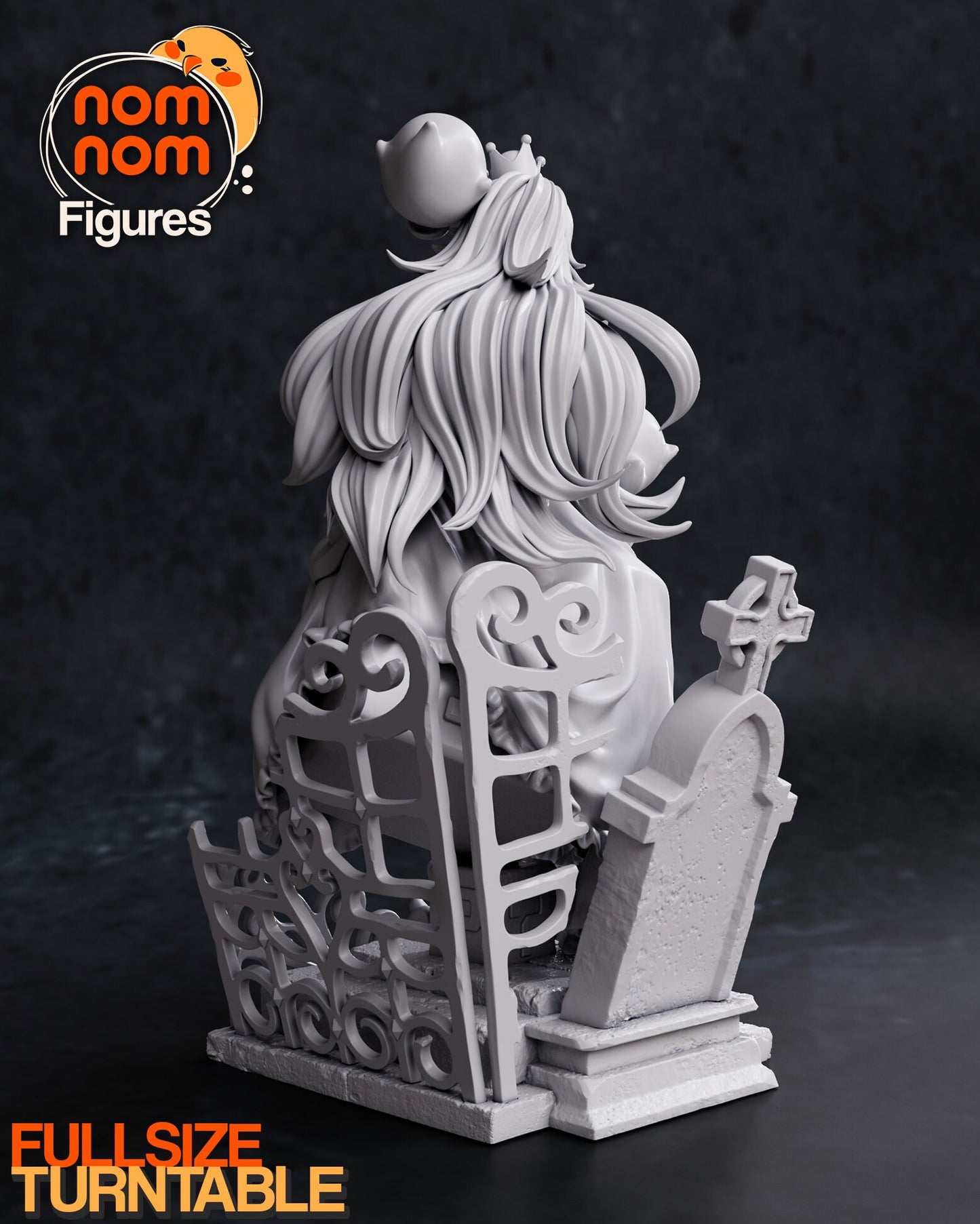Super Spooky Cutie | Resin Garage Kit Figure Video Game Fan Art | Nomnom Figures