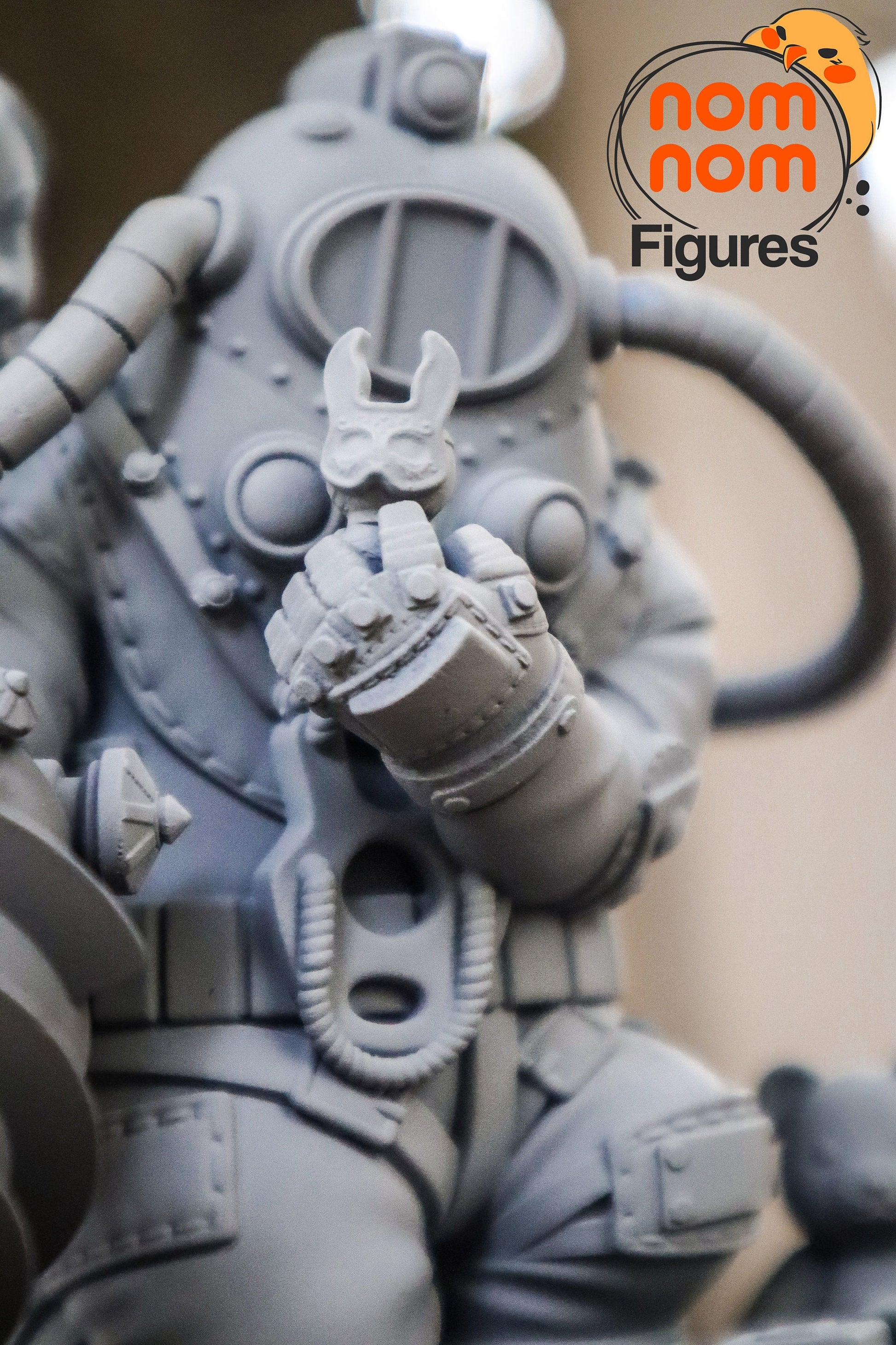 Chibi Rapture Family | Resin Garage Kit Figure Video Game Fan Art | Nomnom Figures