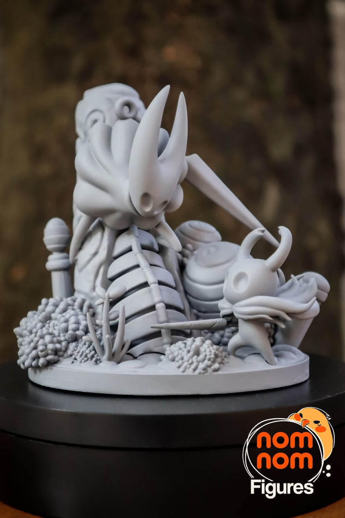 Knight and Hornet | Resin Garage Kit Figure Video Game Fan Art | Nomnom Figures
