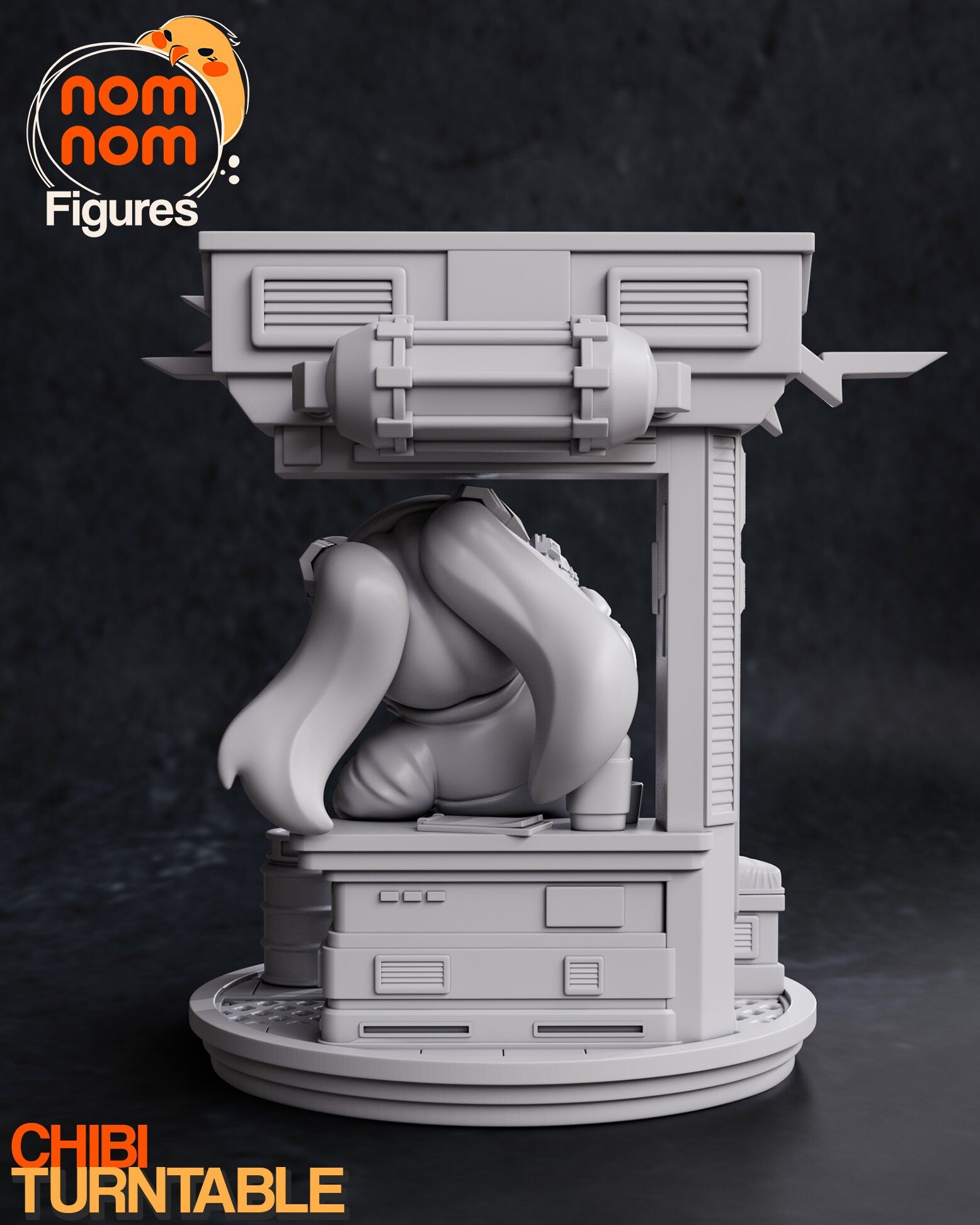 Chibi Edgerunner | Resin Garage Kit Figure Anime Fan Art | Nomnom Figures