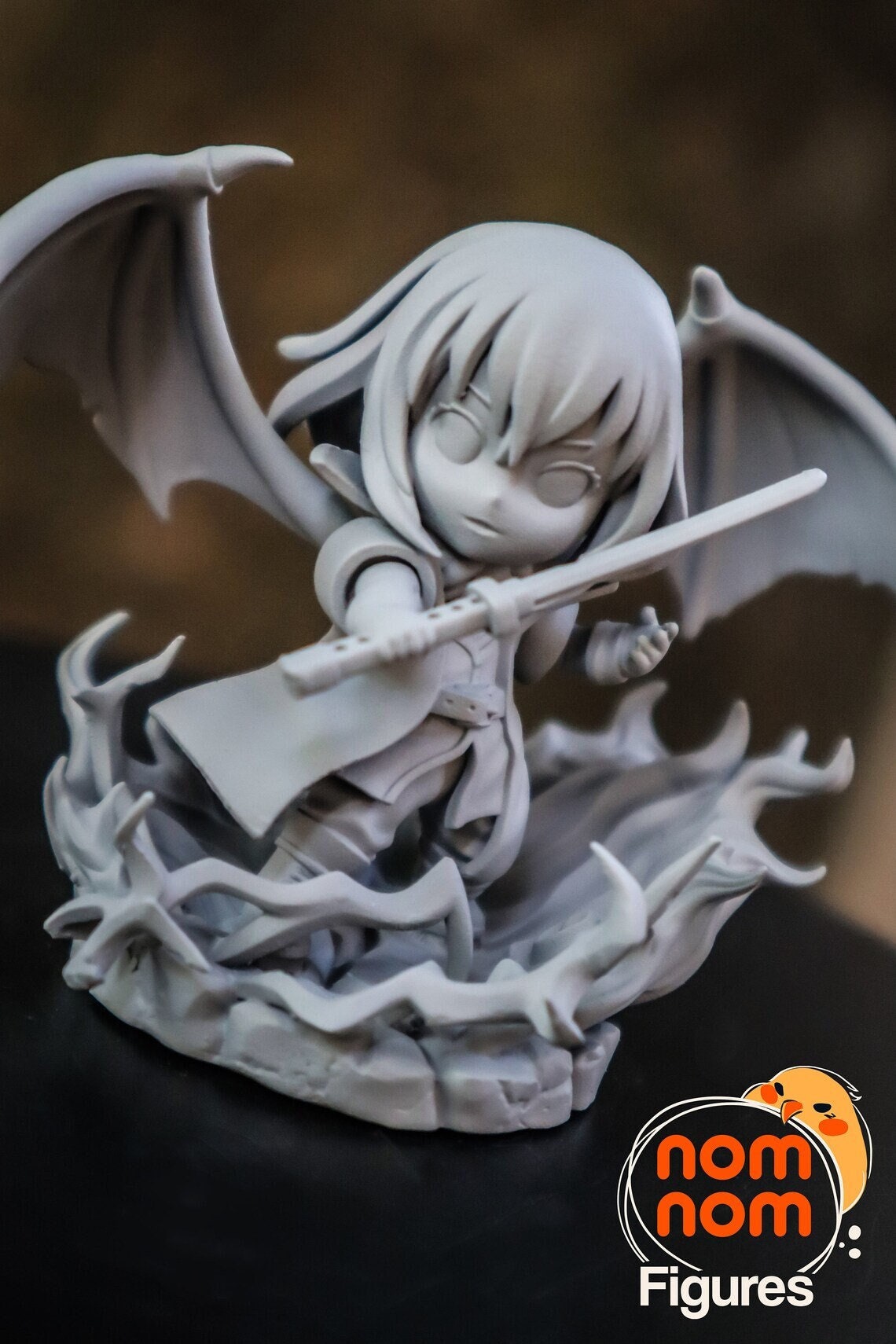 Chibi Reincarnated Demon Slime | Resin Garage Kit Figure Anime Fan Art | Nomnom Figures