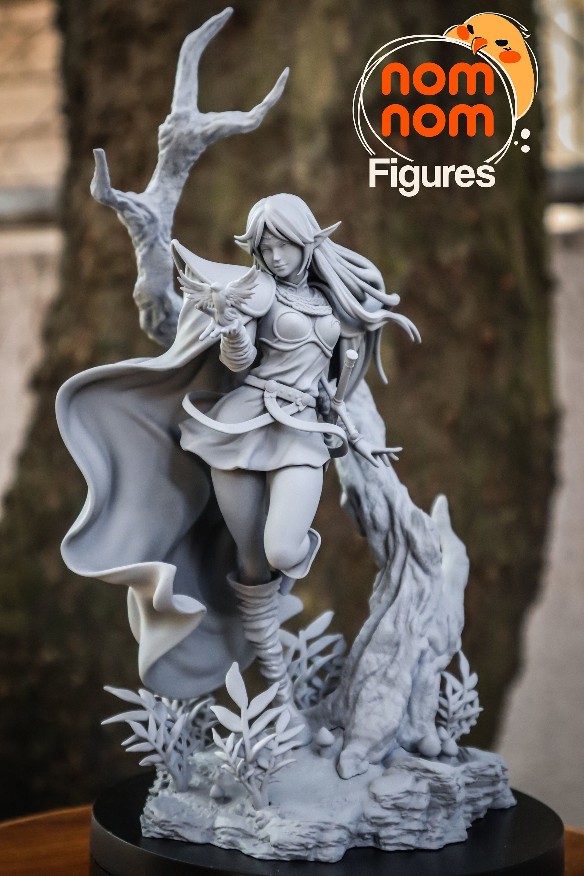 Young High Elf | Resin Garage Kit Figure Anime Fan Art | Nomnom Figures