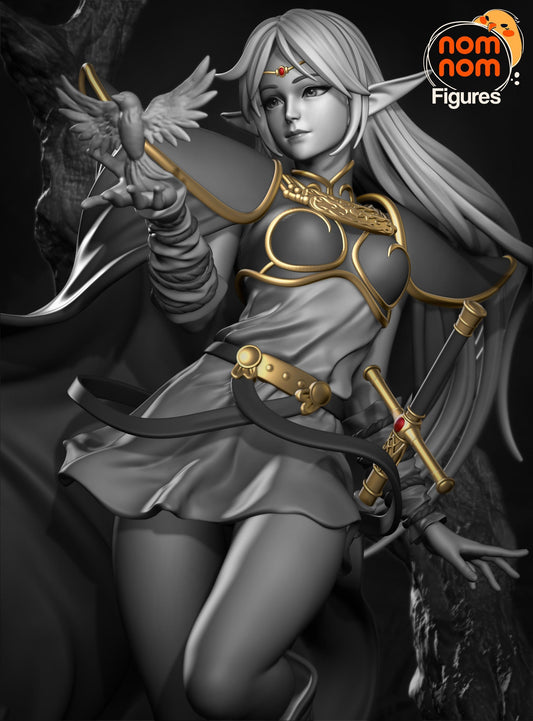 Young High Elf | Resin Garage Kit Figure Anime Fan Art | Nomnom Figures