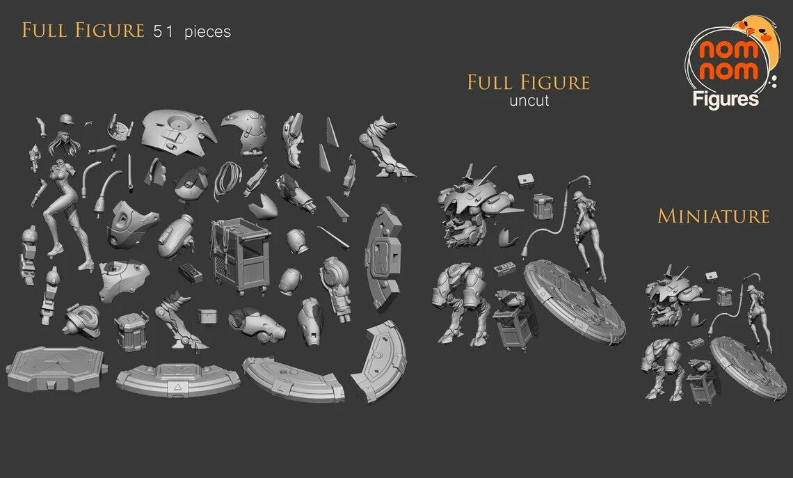 Professional Gamer | Resin Garage Kit Figure Video Game Fan Art | Nomnom Figures